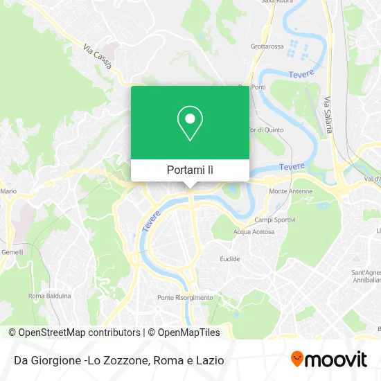 Mappa Da Giorgione -Lo Zozzone