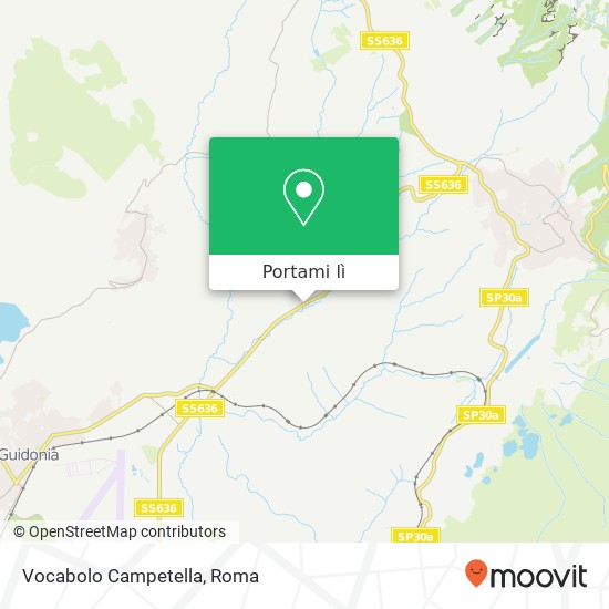 Mappa Vocabolo Campetella