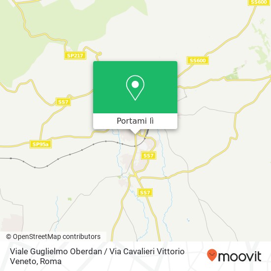 Mappa Viale Guglielmo Oberdan / Via Cavalieri Vittorio Veneto