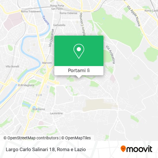 Mappa Largo Carlo Salinari 18