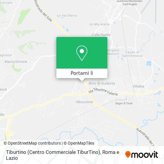Mappa Tiburtino (Centro Commerciale TiburTino)