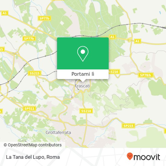 Mappa La Tana del Lupo