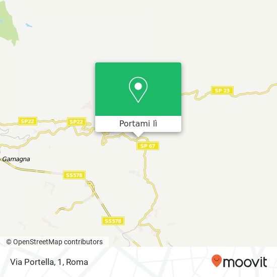 Mappa Via Portella, 1