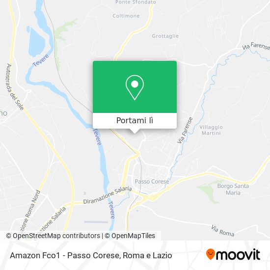 Mappa Amazon Fco1 - Passo Corese