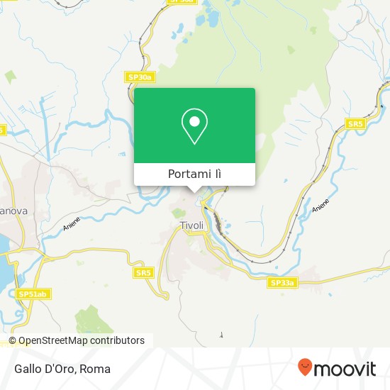 Mappa Gallo D'Oro