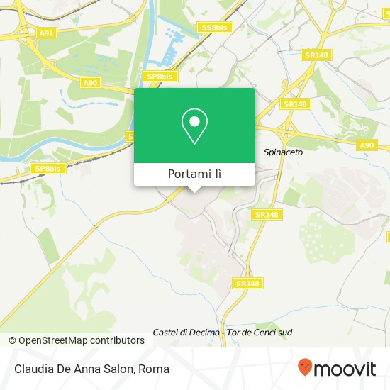 Mappa Claudia De Anna Salon