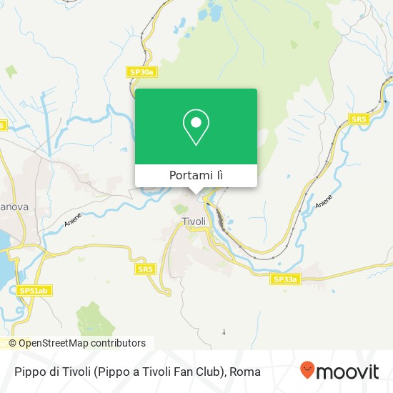 Mappa Pippo di Tivoli (Pippo a Tivoli Fan Club)