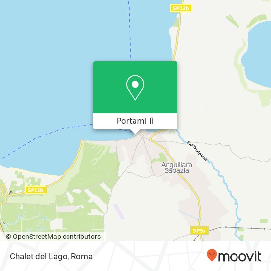 Mappa Chalet del Lago