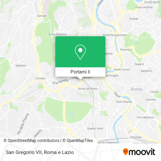 Mappa San Gregorio VII