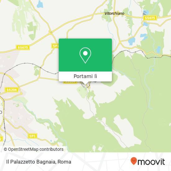 Mappa Il Palazzetto Bagnaia