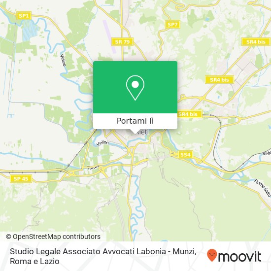 Mappa Studio Legale Associato Avvocati Labonia - Munzi