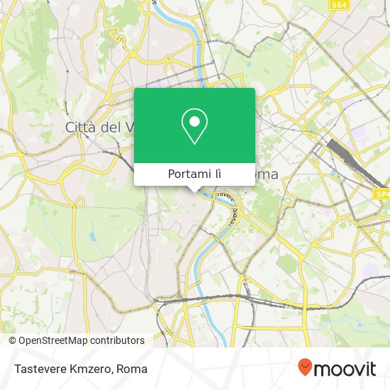 Mappa Tastevere Kmzero