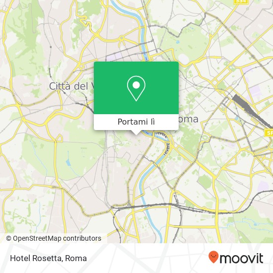 Mappa Hotel Rosetta