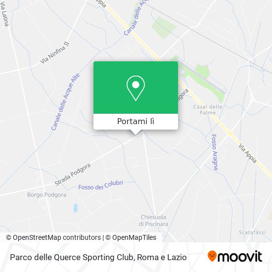 Mappa Parco delle Querce Sporting Club