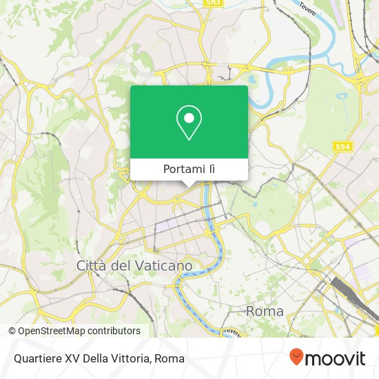 Mappa Quartiere XV Della Vittoria