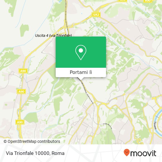Mappa Via Trionfale 10000