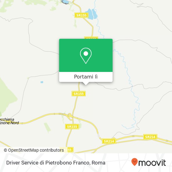 Mappa Driver Service di Pietrobono Franco