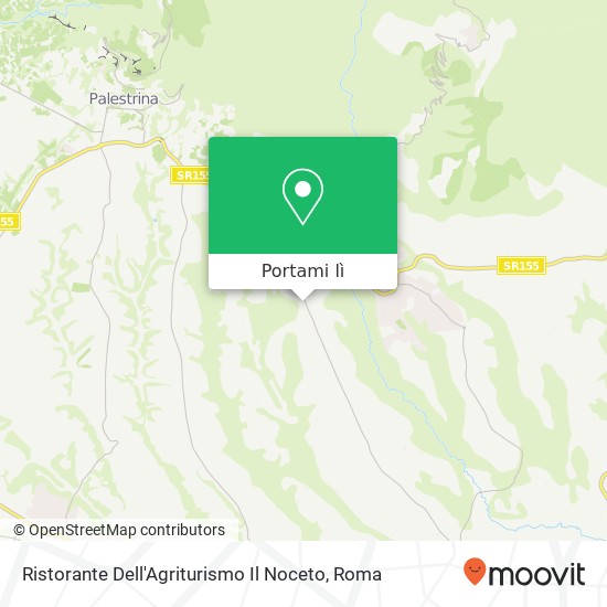 Mappa Ristorante Dell'Agriturismo Il Noceto