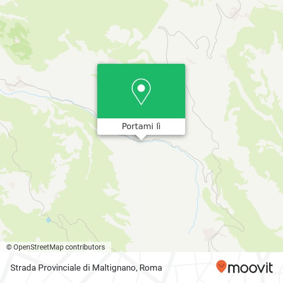Mappa Strada Provinciale di Maltignano
