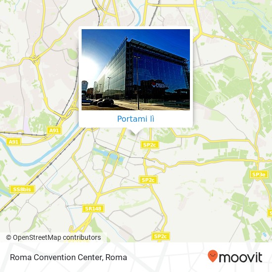 Mappa Roma Convention Center