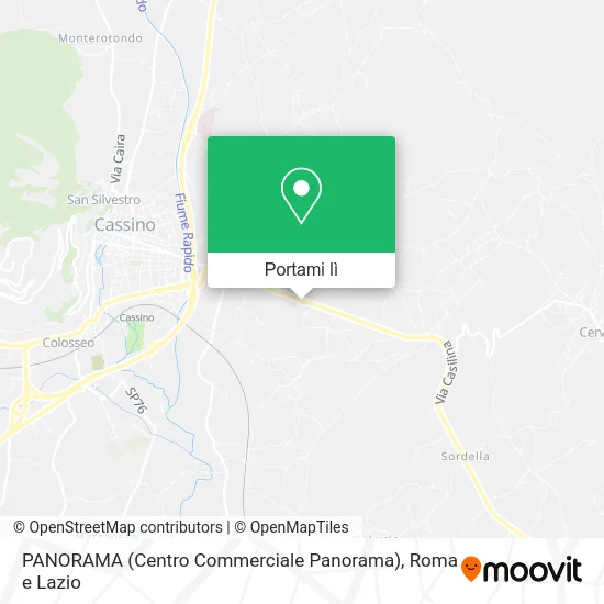 Mappa PANORAMA (Centro Commerciale Panorama)