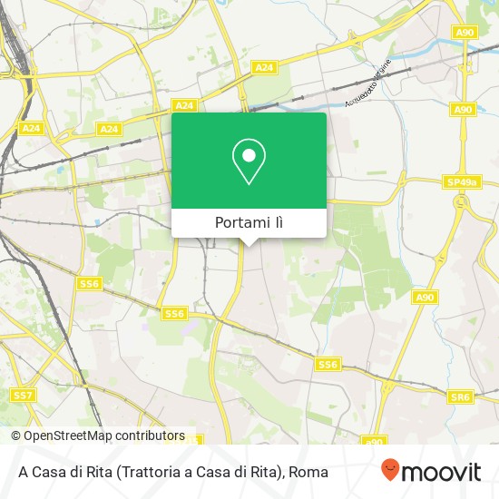 Mappa A Casa di Rita (Trattoria a Casa di Rita)