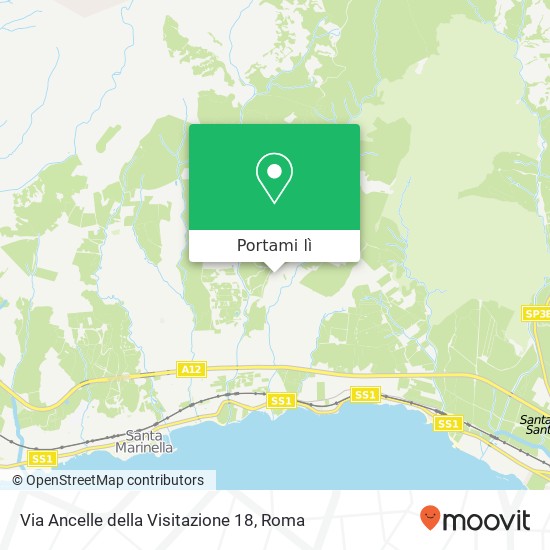 Mappa Via Ancelle della Visitazione 18