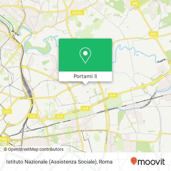 Mappa Istituto Nazionale (Assistenza Sociale)