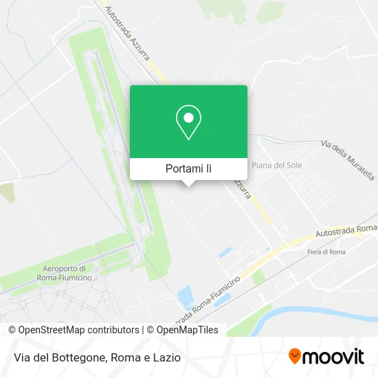 Mappa Via del Bottegone