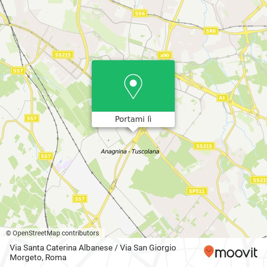Mappa Via Santa Caterina Albanese / Via San Giorgio Morgeto