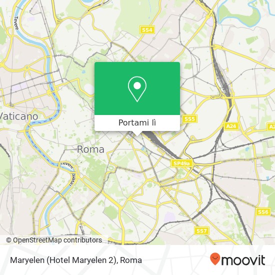 Mappa Maryelen (Hotel Maryelen 2)