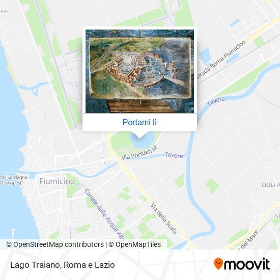 Mappa Lago Traiano