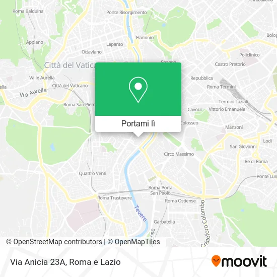 Mappa Via Anicia 23A