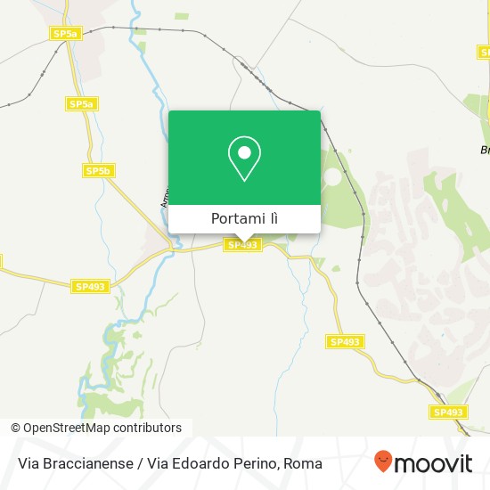 Mappa Via Braccianense / Via Edoardo Perino