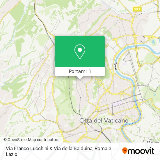 Mappa Via Franco Lucchini & Via della Balduina