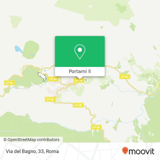 Mappa Via del Bagno, 33