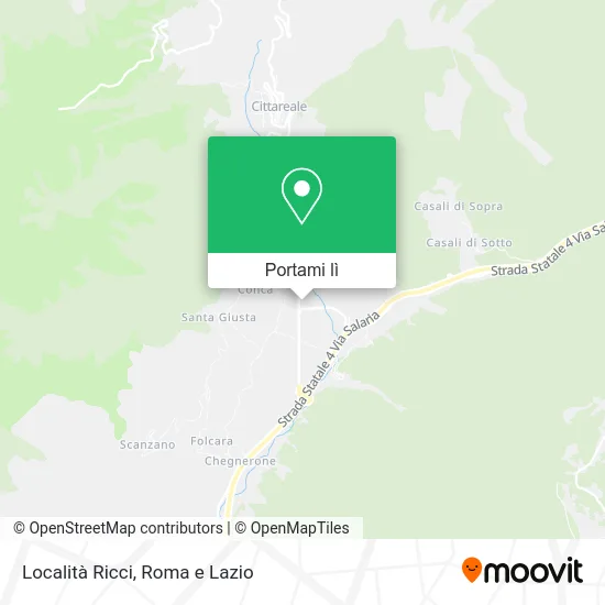 Mappa Località Ricci