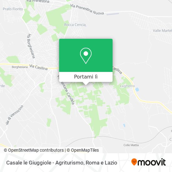 Mappa Casale le Giuggiole - Agriturismo