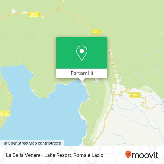 Mappa La Bella Venere - Lake Resort