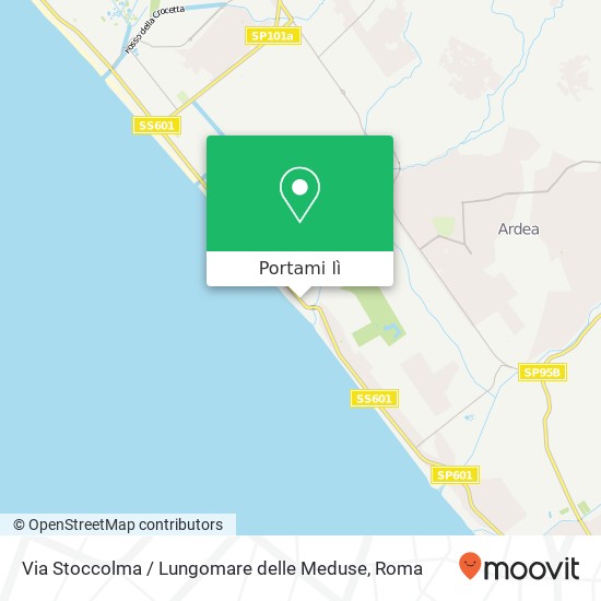 Mappa Via Stoccolma / Lungomare delle Meduse