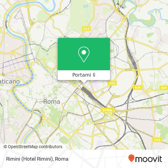 Mappa Rimini (Hotel Rimini)