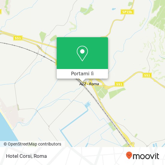 Mappa Hotel Corsi