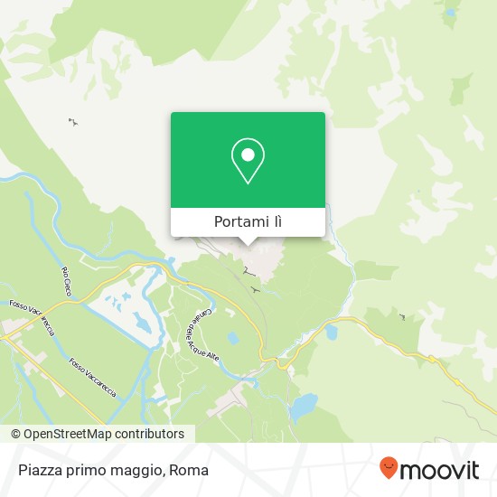 Mappa Piazza primo maggio