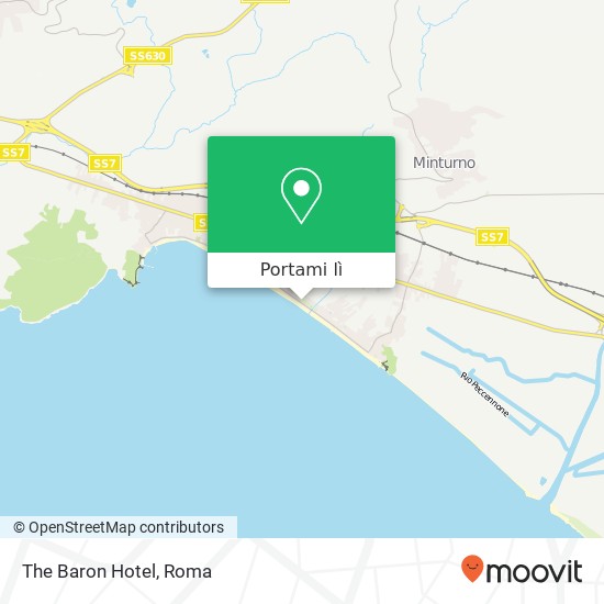 Mappa The Baron Hotel