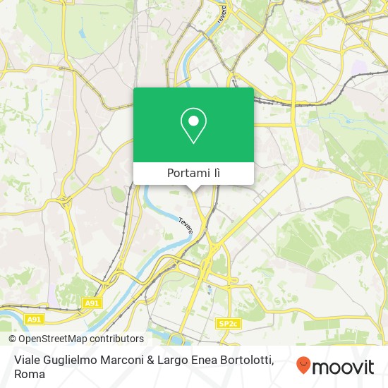 Mappa Viale Guglielmo Marconi & Largo Enea Bortolotti