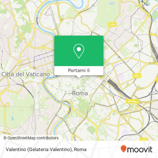 Mappa Valentino (Gelateria Valentino)