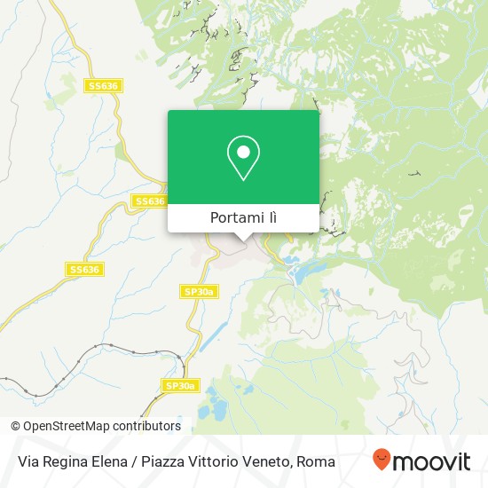 Mappa Via Regina Elena / Piazza Vittorio Veneto