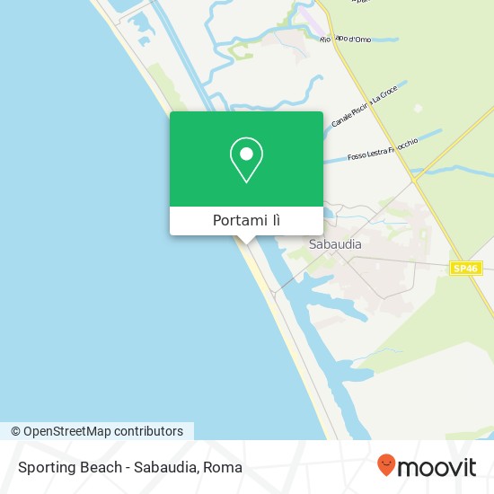 Mappa Sporting Beach - Sabaudia