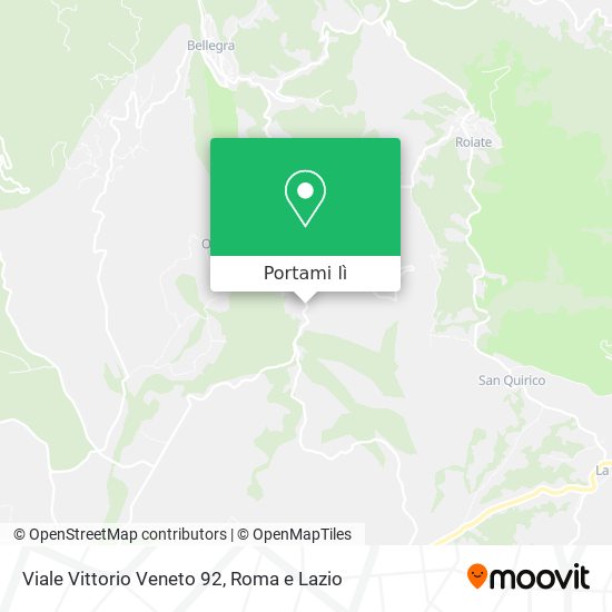 Mappa Viale Vittorio Veneto 92