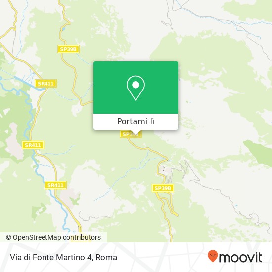 Mappa Via di Fonte Martino 4